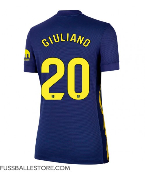 Günstige Atletico Madrid Giuliano Simeone #20 Auswärtstrikot Damen 2025-26 Kurzarm Günstige Atletico Madrid Giuliano Simeone #20 Auswärtstrikot Damen 2025-26 Kurzarm